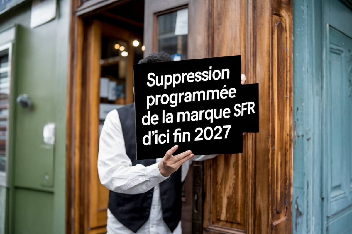 Suppression programmée de la marque SFR d'ici fin 2027 Suppression programmée de la marque SFR d'ici fin 2027